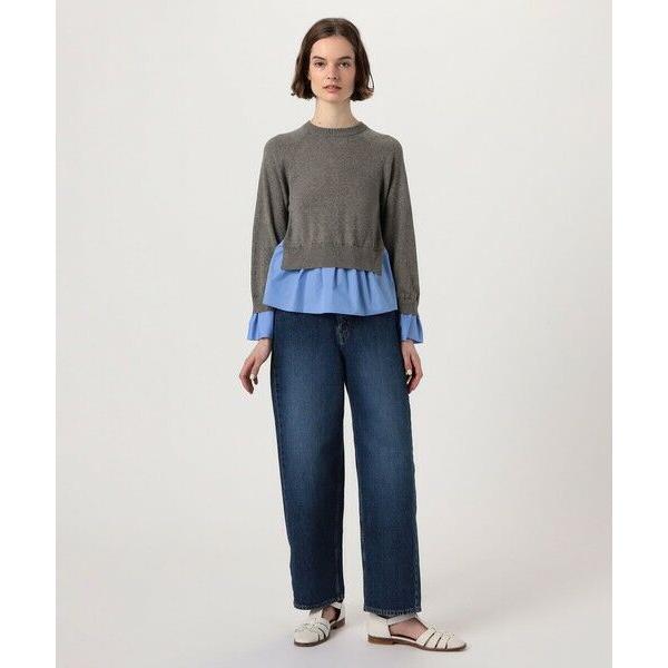 TOMORROWLAND / トゥモローランド ファブリックコンビ クルー