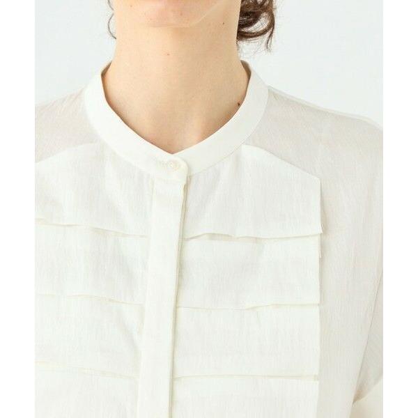 TOMORROWLAND / トゥモローランド エフェクトリネン ハーフスリーブブラウスの画像