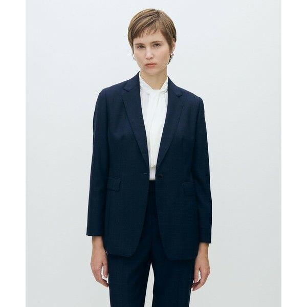 TOMORROWLAND テーラードジャケット シャイニーピンポイント シングル1Bジャケット（テーラードジャケット