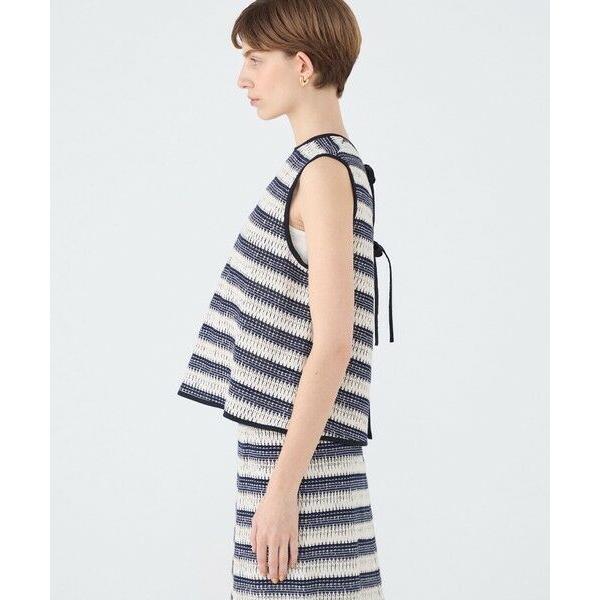 トゥモローランド★美品★25SS クロッシュボーダー フロンタブルトップス TOMORROWLAND｜クロッシュボーダー フロンタブルトップス
