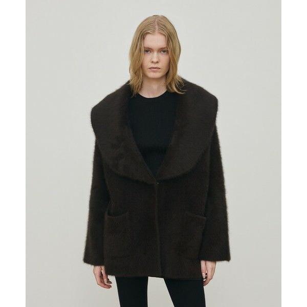 最終お値下げ◎フォックス ショールカラー ファーコート L相当 Amazon | [saga fox] ブルーフォックスショール -17- フォックスファー