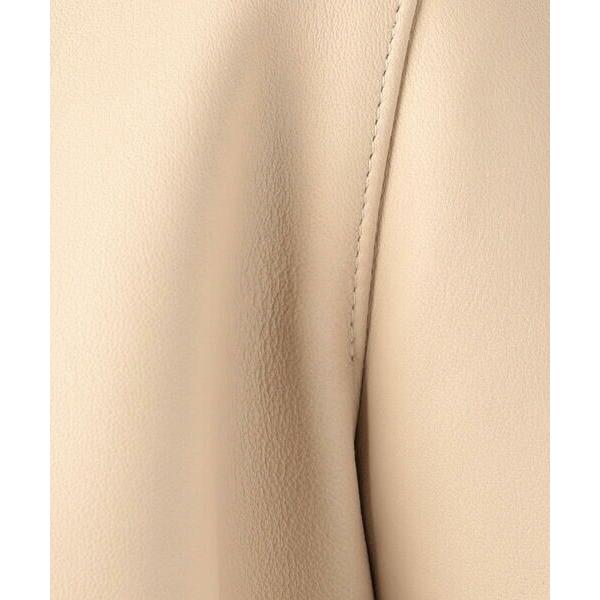 【新品タグ付き】半額以下！トゥモローランド　ラムレザーノーカラージャケット ラムレザー ノーカラージャケット （レザーブルゾン・ジャケット