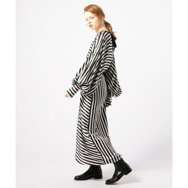 Tomorrowland トゥモローランド Lee Mathews シルクストライプバルーンスリーブワンピース タカシマヤファッションスクエア 通販 Paypayモール