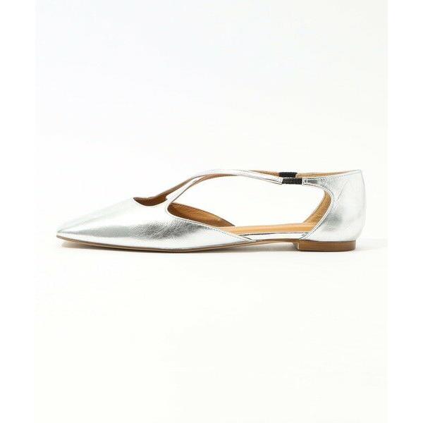 ★★送料無料★★TOMORROWLAND / トゥモローランド PIPPICHIC AMBER シルバー フラットシューズ 安全靴 ファスナー