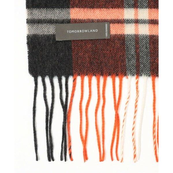 TOMORROWLAND（トゥモローランド） チェック カシミヤストール