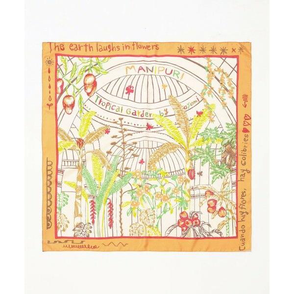 TOMORROWLAND / トゥモローランド manipuri GARDEN シルクスカーフの画像