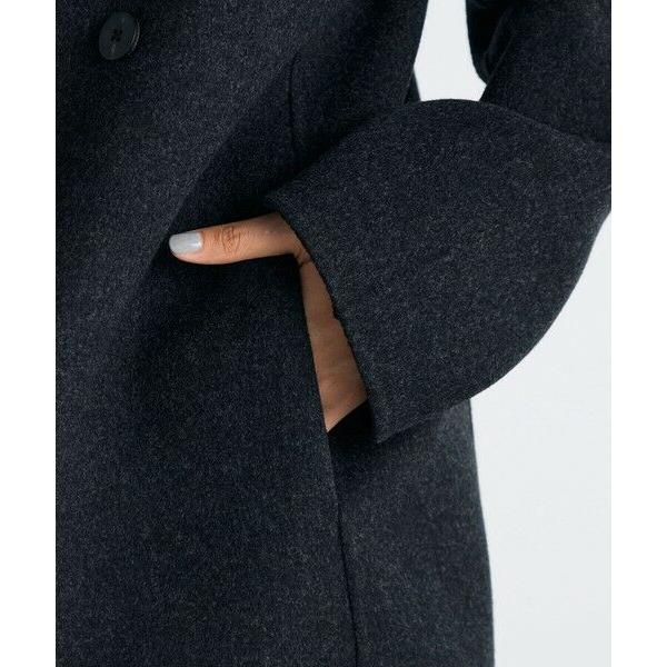 トゥモローランド　Ａラインピーコートショート丈　TOMORROWLAND完売美品 TOMORROWLAND（トゥモローランド） ウールカシミヤ ダブルフェイス