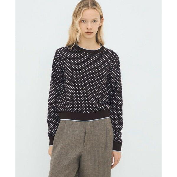 TOMORROWLAND（トゥモローランド） コットンカシミヤ ドットジャカード