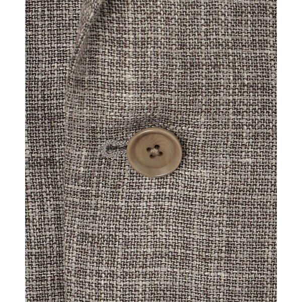 TOMORROWLAND / トゥモローランド ウールリネン シングルブレステッド2Bジャケット DELFINO 肩幅44