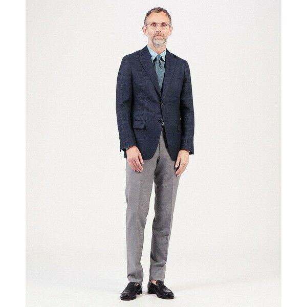 TOMORROWLAND / トゥモローランド ウールリネン シングルブレステッド2Bジャケット DELFINO 肩幅44