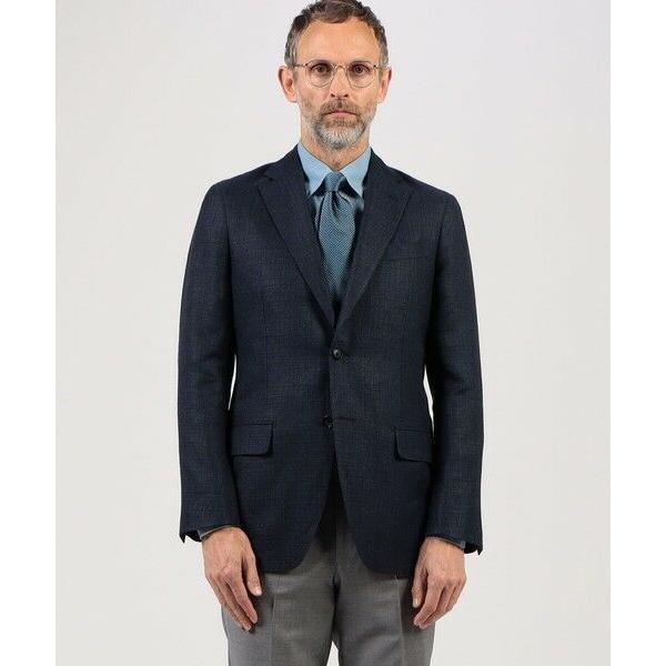 TOMORROWLAND / トゥモローランド ウールリネン シングルブレステッド2Bジャケット DELFINO 肩幅44