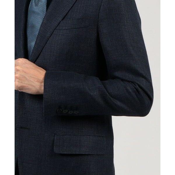 TOMORROWLAND / トゥモローランド ウールリネン シングルブレステッド2Bジャケット DELFINO 肩幅44