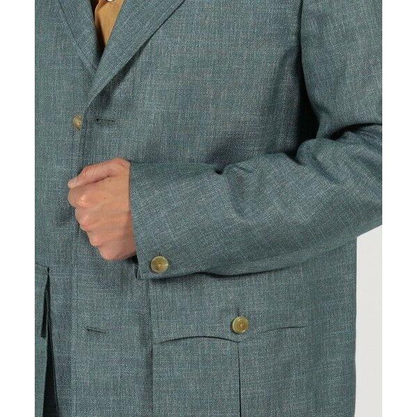 TOMORROWLAND コットンシルク サファリジャケット TOMORROWLAND（トゥモローランド） バンブーシルクコットン サファリ