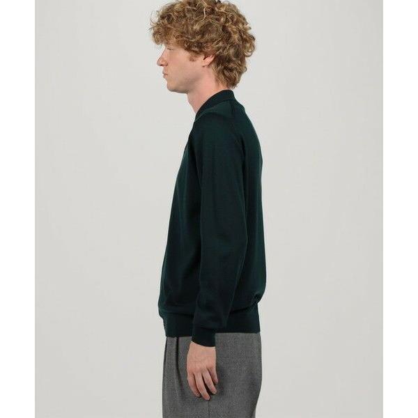TOMORROWLAND / トゥモローランド JOHN SMEDLEY TIBOR メリノウール ポロカラーニットシャツの画像