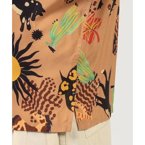 TOMORROWLAND / トゥモローランド 【別注】m's braque レーヨンオープンカラー ハーフスリーブシャツの画像