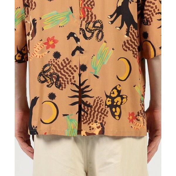 TOMORROWLAND / トゥモローランド 【別注】m's braque レーヨンオープンカラー ハーフスリーブシャツの画像