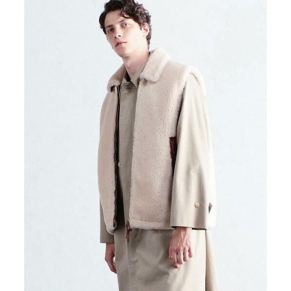 即購入可★ TOMORROWLAND / トゥモローランド DENIM ムートン ジップアップベスト 【KUE2813948419】(101640円)