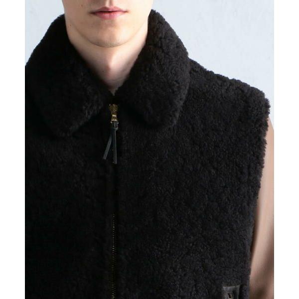 即購入可★ TOMORROWLAND / トゥモローランド DENIM ムートン ジップアップベスト 【KUE2813948419】(101640円)