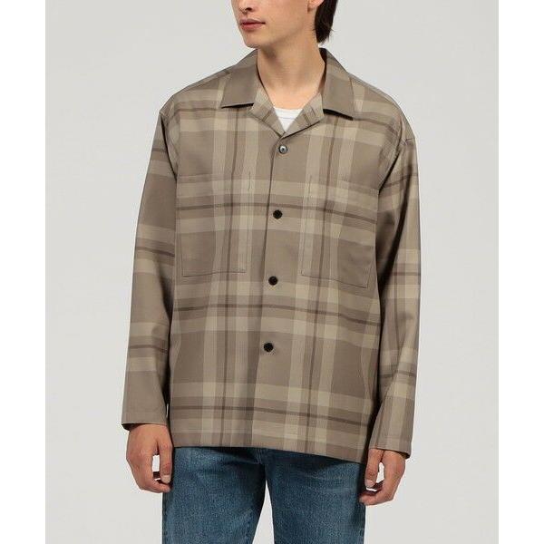 TOMORROWLAND（トゥモローランド） 2/90ウール オープンカラーシャツ