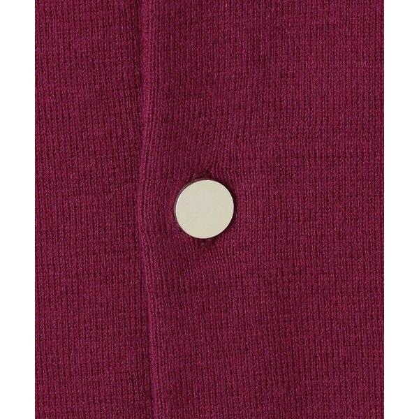 TOMORROWLAND tricot カシミア100% コーディガン コットンカシミヤ バイカラークルーネックカーディガン