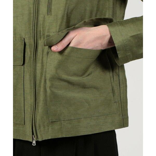 TOMORROWLAND / トゥモローランド リネンキュプラ ジップアップ