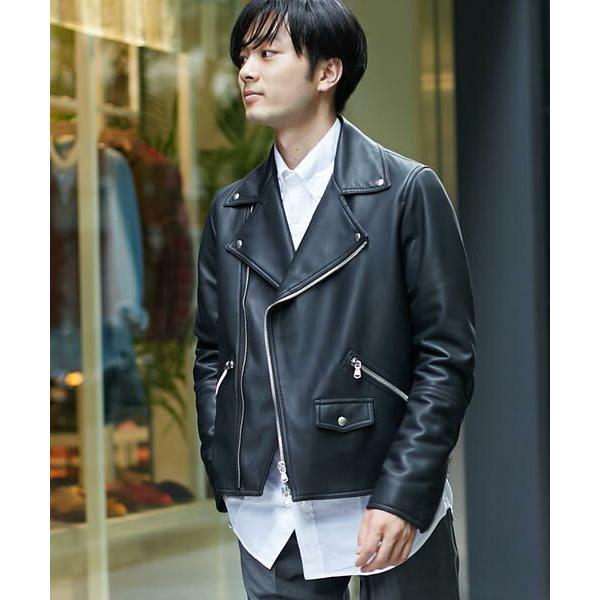 超人気の Tomorrowland トゥモローランド 別注 Denim Tomorrowland ラムレザー ダブルライダースジャケット 全国宅配無料 Www Aproniaperu Com