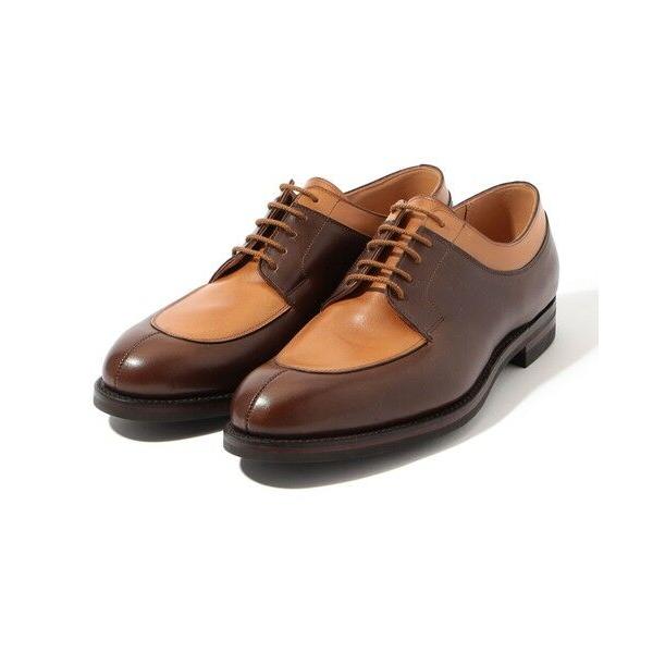 TOMORROWLAND / トゥモローランド 【別注】 CROCKETT&JONES SHELTON5 アンティークカーフレザー Uチップ レザーシューズの画像
