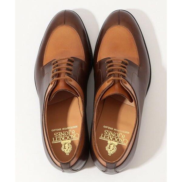 TOMORROWLAND / トゥモローランド 【別注】 CROCKETT&JONES SHELTON5 アンティークカーフレザー Uチップ レザーシューズの画像