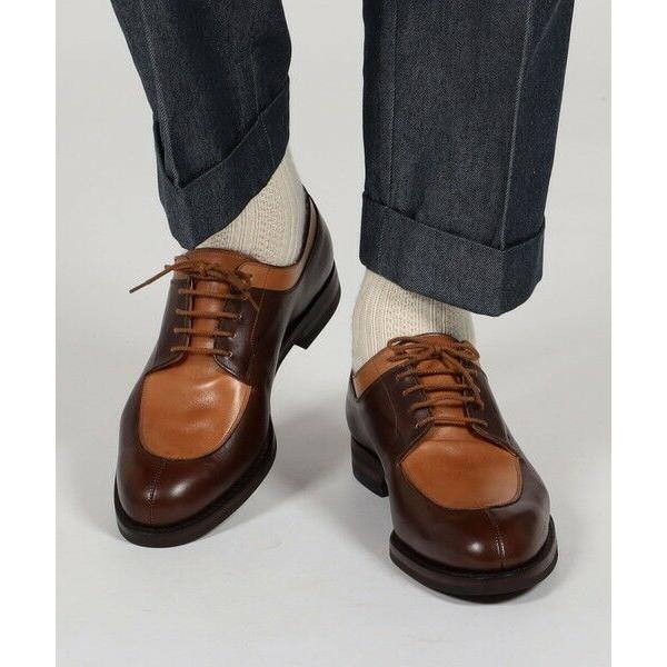 TOMORROWLAND / トゥモローランド 【別注】 CROCKETT&JONES SHELTON5 アンティークカーフレザー Uチップ レザーシューズの画像