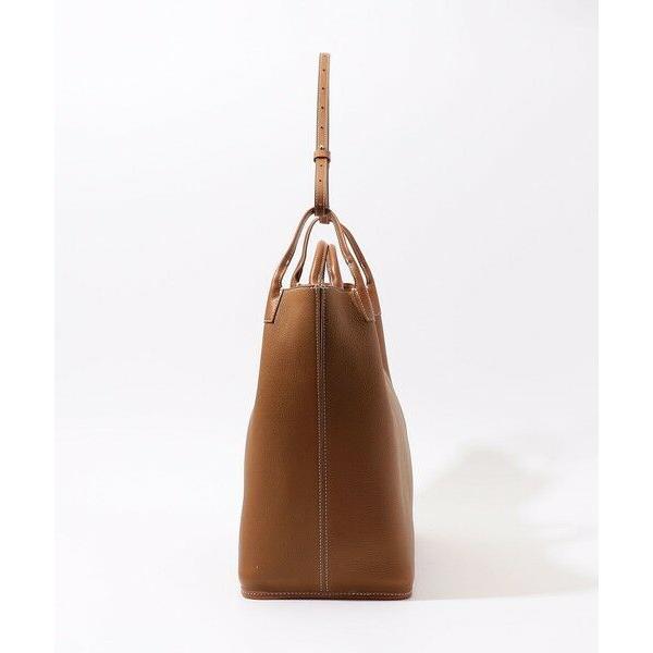 TOMORROWLAND / トゥモローランド 【別注】A SADDLE HOLDER L シュリンクレザー ショルダーバッグの画像