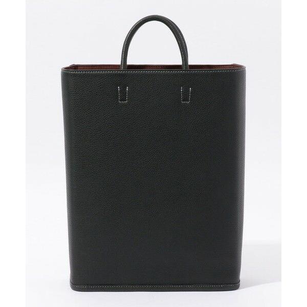 TOMORROWLAND / トゥモローランド 【別注】A BOX TOTE シュリンクレザー トートバッグの画像