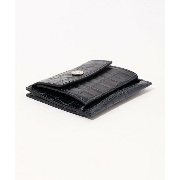 TOMORROWLAND BROOKLYN MUSEUM ミニスナップウォレット TOMORROWLAND｜【別注】BROOKLYN MUSEUM シュリンクレザー ミニ