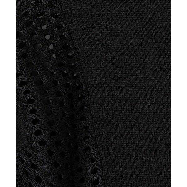TOMORROWLAND / トゥモローランド diotima Merino Mesh Stripe メッシュコンビ タートルネックニットの画像