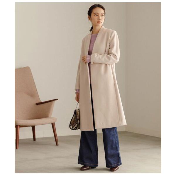 Adam Et Rope アダム エ ロペ ビーバーvネックノーカラーコート タカシマヤファッションスクエア 通販 Paypayモール