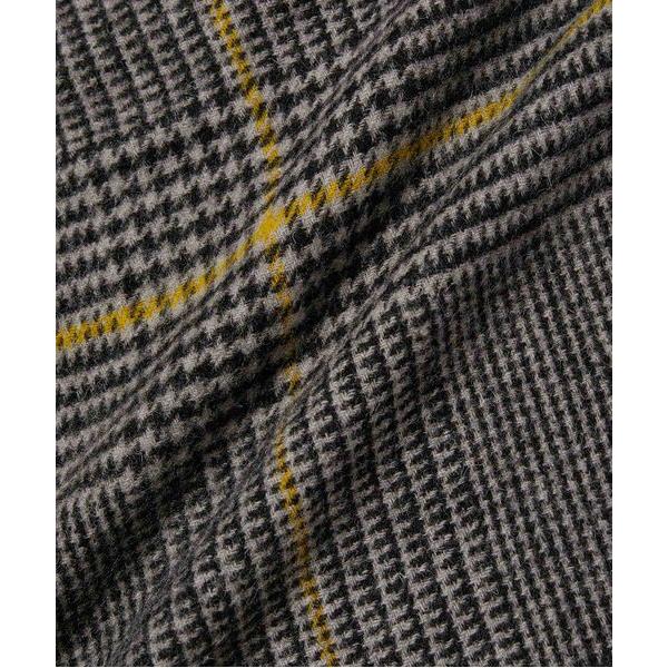 ROPE' - ROPE ロペ カシミアブレンドパターンストール（チャコール系