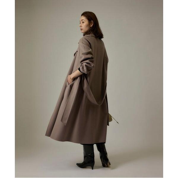 ROPE ロペ ❤︎リバーコート ロングコート ノーカラーコート フード