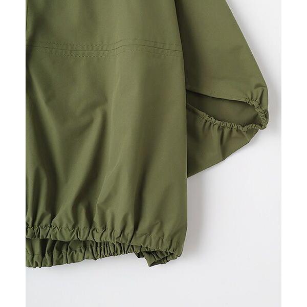 未使用タグ付き】HARISSダウンポンチョオリーブカーキハリス