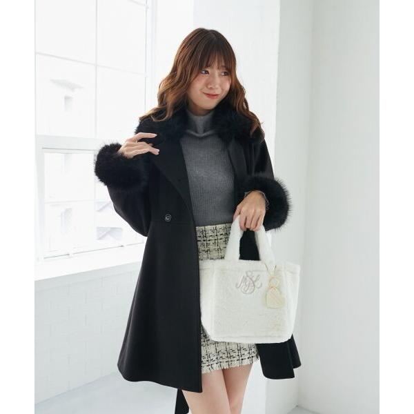 MAJESTIC LEGON（マジェスティックレゴン） 2wayフェイクファーカラー 