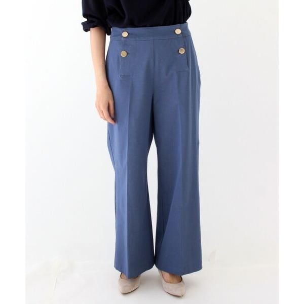 21春夏 Le Coeur Blanc ルクールブラン デニムライクマリンセミワイドパンツ 超目玉 Www Mysmileteethwhitening Com