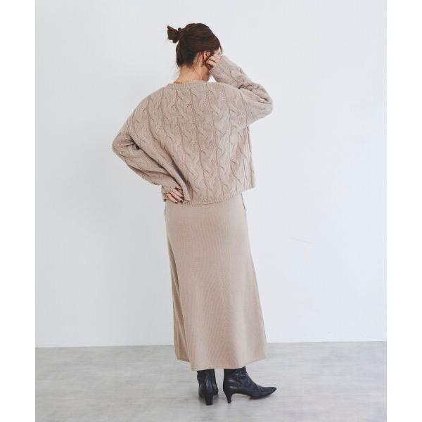 le.coeur blanc（ルクールブラン） ニットロングスカート : タカシマヤ