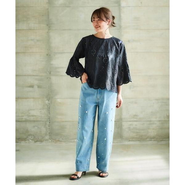 le.coeur blanc（ルクールブラン） パールデニムパンツ : タカシマヤ