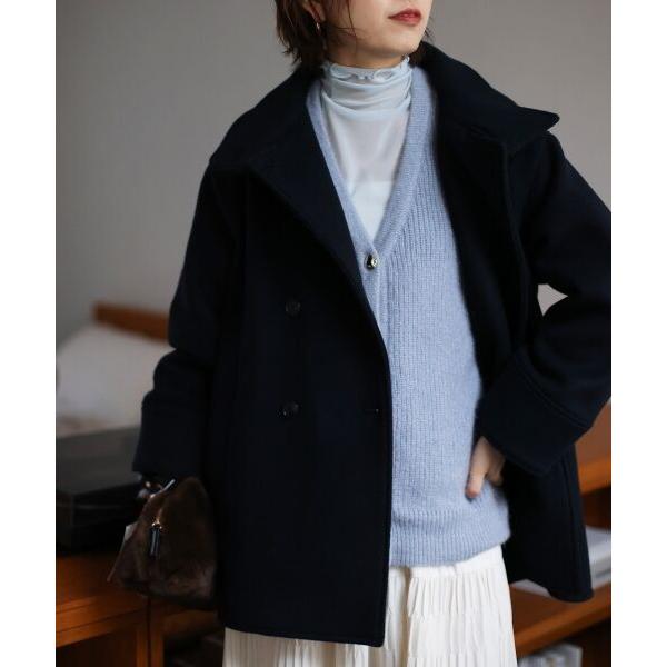 le.coeur blanc（ルクールブラン） スタンドネックテントラインウール