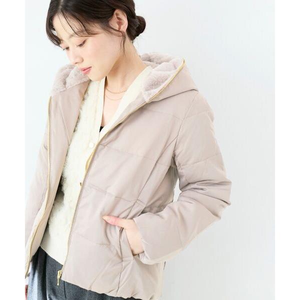 le.coeur blanc（ルクールブラン） ファーフードショートダウン