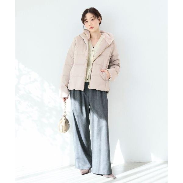 le.coeur blanc（ルクールブラン） ファーフードショートダウン