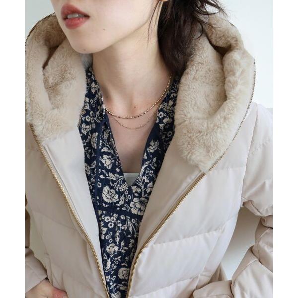 le.coeur blanc（ルクールブラン） ファーフードショートダウン