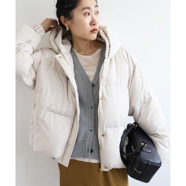 le.coeur blanc（ルクールブラン） プリーツレイヤードフードショート