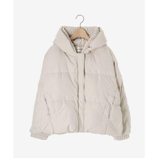 le.coeur blanc（ルクールブラン） プリーツレイヤードフードショート