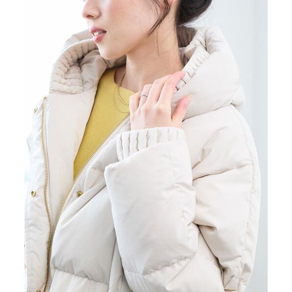 le.coeur blanc（ルクールブラン） プリーツレイヤードフードショート