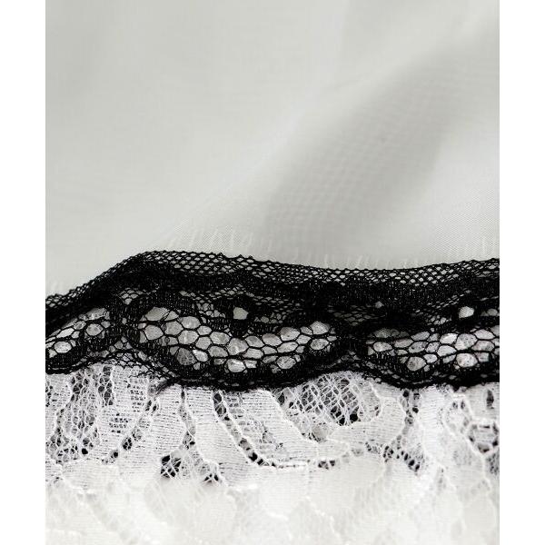 le.coeur blanc / ルクールブラン 《手洗い可能》MAISON MAVERICK レースクロップドブラウス
