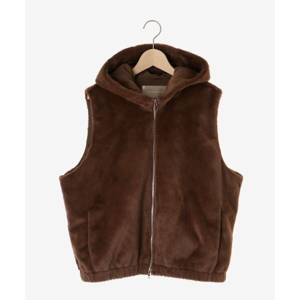 le.coeur blanc（ルクールブラン） ファーフードベスト : タカシマヤ